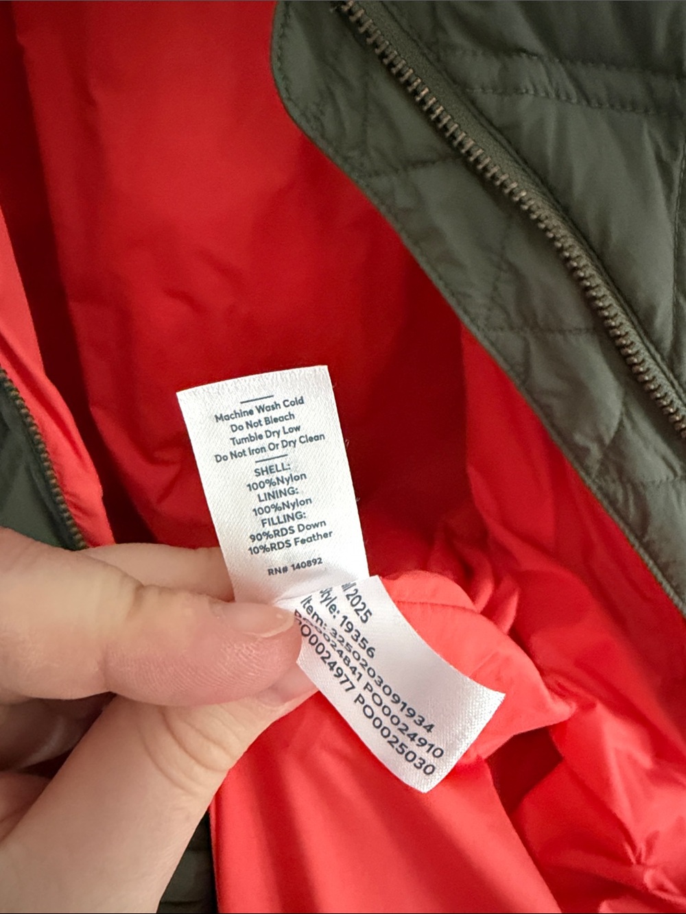 Marine Layer • Green Padded Marina Bomber Jacket (Size M) - Picture 6 of 8